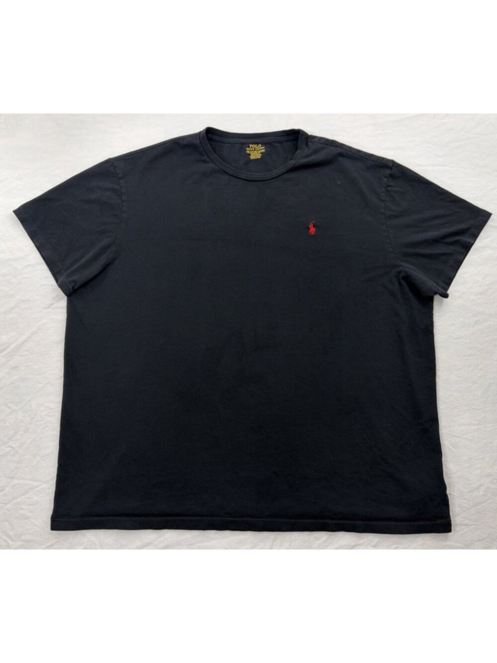 Men's XXL Black Polo Ralph Lauren Red Pony Classic Fit Cotton T-Shirt